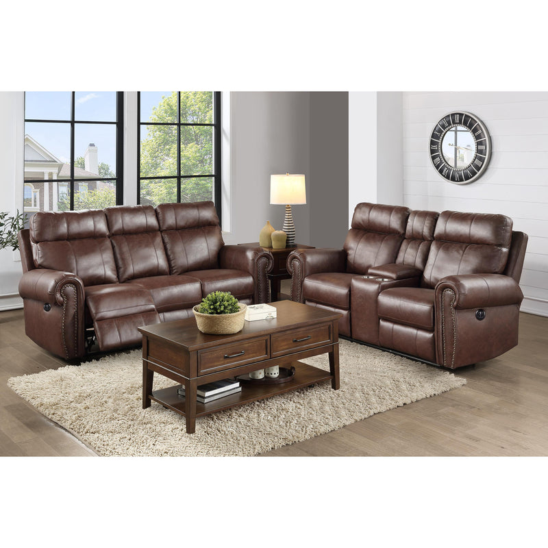 Homelegance Granville Reclining Fabric Sofa 9488BR-3PW IMAGE 5