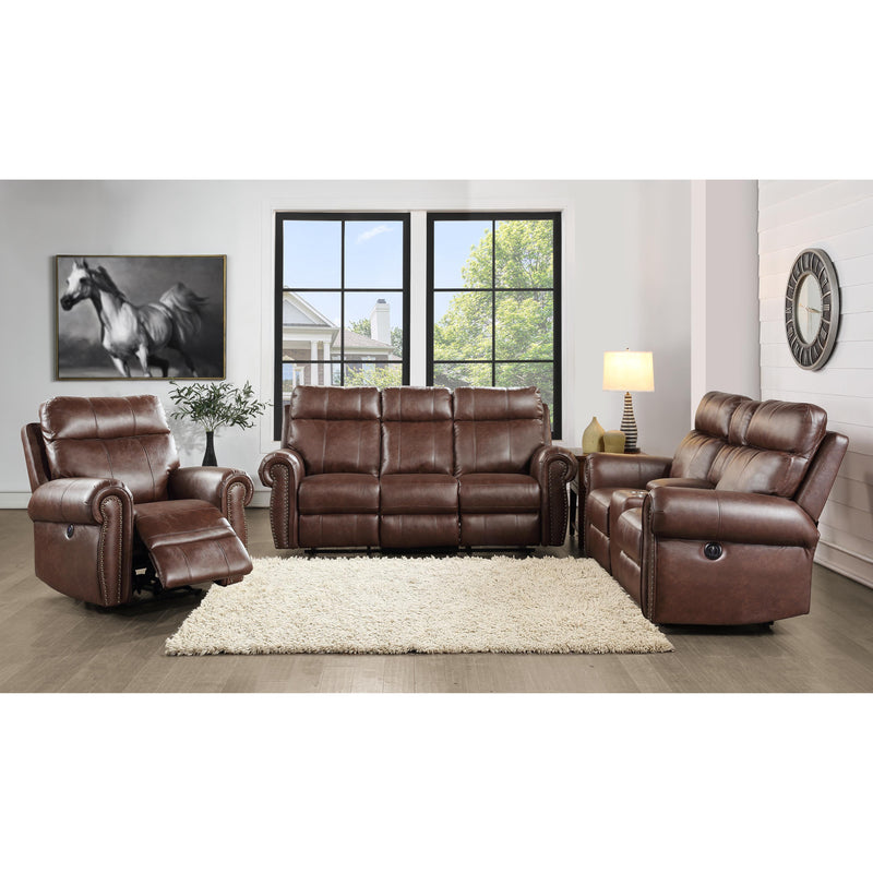 Homelegance Granville Reclining Fabric Sofa 9488BR-3PW IMAGE 6