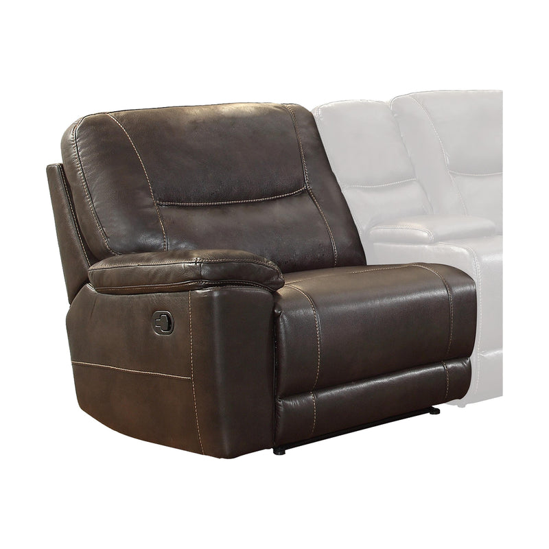 Homelegance Columbus Reclining Leather Match 6 pc Sectional 8490*6LRRC IMAGE 2
