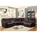 Homelegance Columbus Reclining Leather Match 6 pc Sectional 8490*6LRRC IMAGE 8