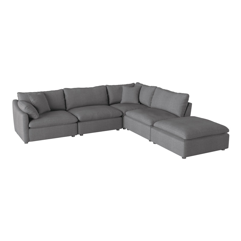 Homelegance Howerton Fabric 5 pc Sectional 9544GY*5OT IMAGE 1