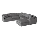 Homelegance Howerton Fabric 6 pc Sectional 9544GY-L/9544GY-AC/9544GY-CR/9544GY-AC/9544GY-CR/9544GY-4 IMAGE 1