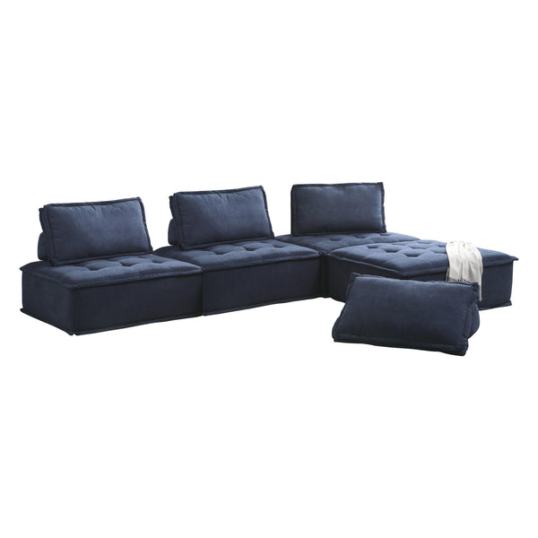 Homelegance Ulrich Fabric 4 pc Sectional 9545BU*4 IMAGE 1