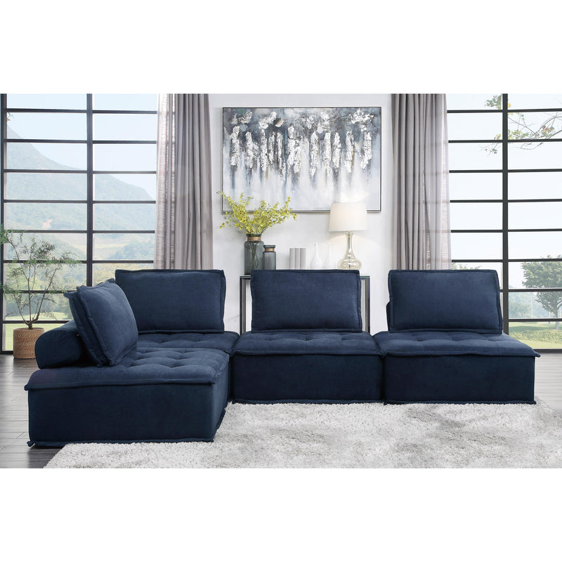 Homelegance Ulrich Fabric 4 pc Sectional 9545BU*4 IMAGE 6