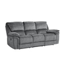 Homelegance Muirfield Reclining Fabric Sofa 9913-3 IMAGE 2