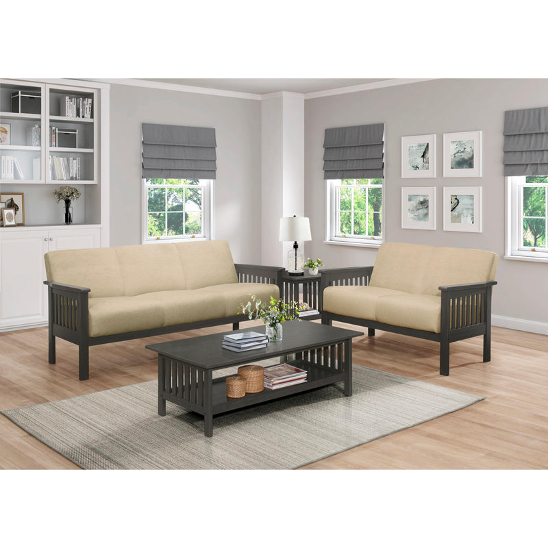 Homelegance Lewiston Stationary Fabric Loveseat 1104BR-2 IMAGE 4