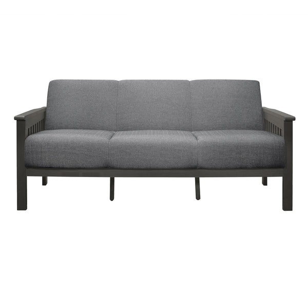 Homelegance Lewiston Stationary Fabric Sofa 1104GY-3 IMAGE 1