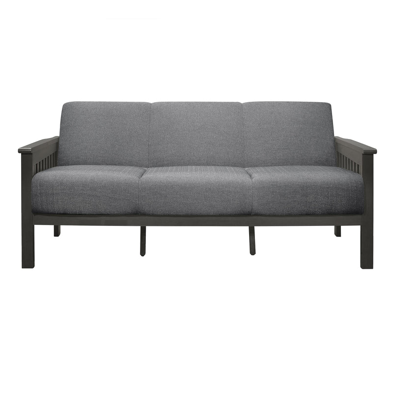 Homelegance Lewiston Stationary Fabric Sofa 1104GY-3 IMAGE 1