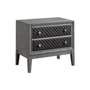 Homelegance West End 2-Drawer Nightstand 1566GY-4 IMAGE 2