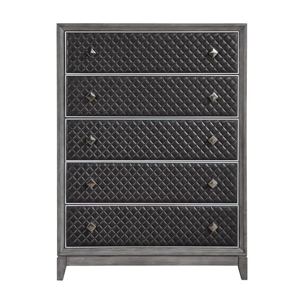 Homelegance West End 5-Drawer Chest 1566GY-9 IMAGE 1