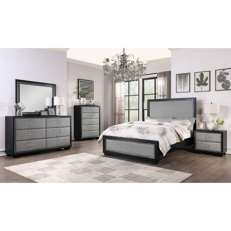 New Classic Furniture Luxor 2-Drawer Nightstand B2025-040 IMAGE 6