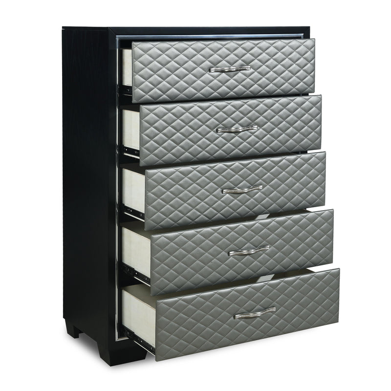 New Classic Furniture Luxor 5-Drawer Chest B2025-070 IMAGE 3