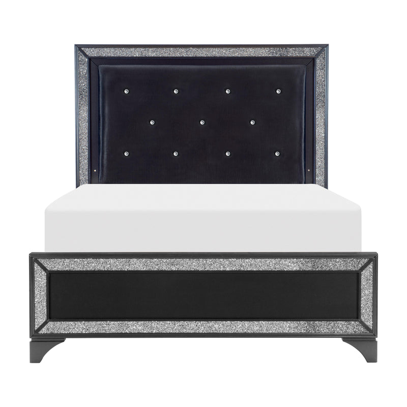Homelegance Salon California King Upholstered Panel Bed 1572BKK-1CK* IMAGE 1