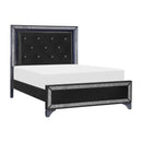Homelegance Salon Queen Upholstered Panel Bed 1572BK-1* IMAGE 2
