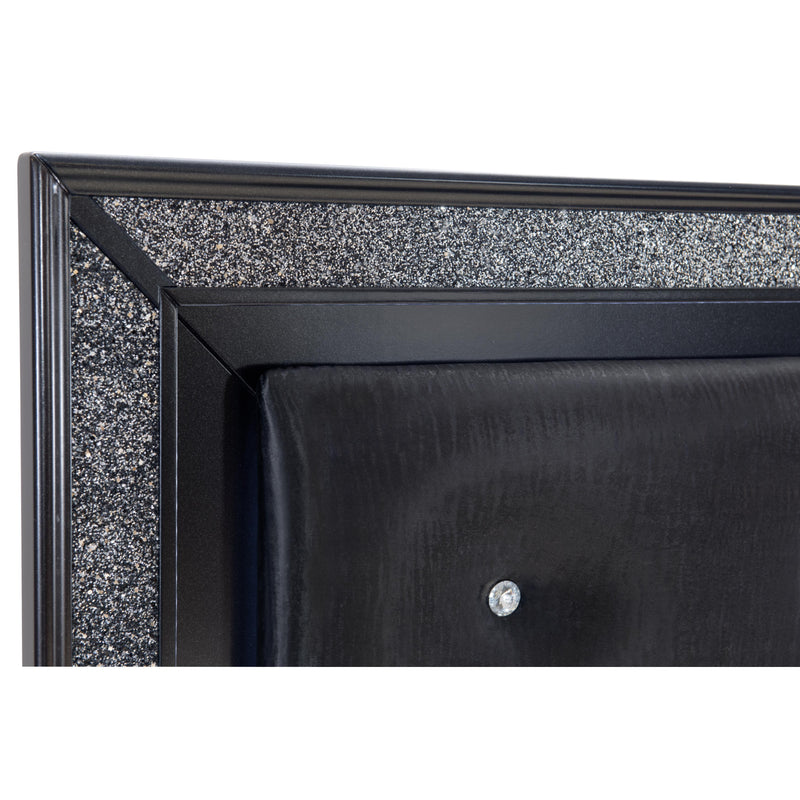 Homelegance Salon Queen Upholstered Panel Bed 1572BK-1* IMAGE 4