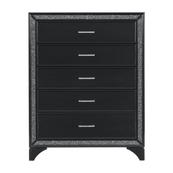 Homelegance Salon 5-Drawer Chest 1572BK-9 IMAGE 1