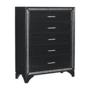 Homelegance Salon 5-Drawer Chest 1572BK-9 IMAGE 2