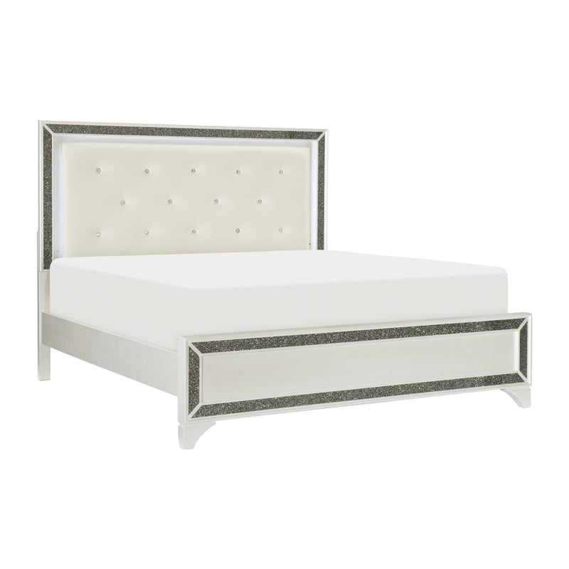 Homelegance Salon Queen Upholstered Panel Bed 1572W-1* IMAGE 2