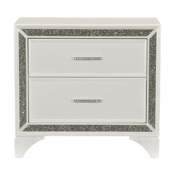 Homelegance Salon 2-Drawer Nightstand 1572W-4 IMAGE 1