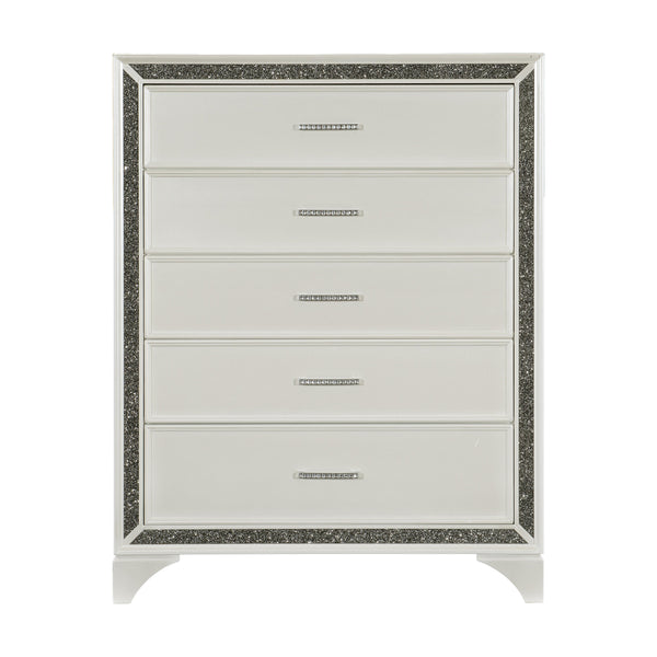 Homelegance Salon 5-Drawer Chest 1572W-9 IMAGE 1