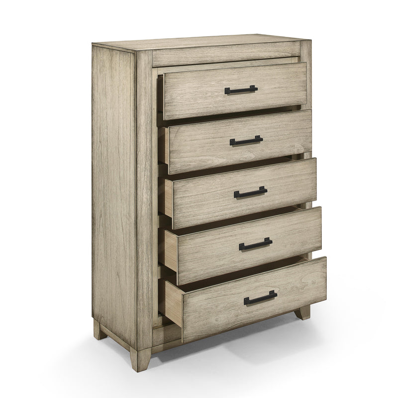 New Classic Furniture Ashland 5-Drawer Chest B923W-070 IMAGE 3