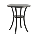 New Classic Furniture Round Crispin Pub Height Dining Table D162-BT-SMK IMAGE 1