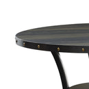 New Classic Furniture Round Crispin Pub Height Dining Table D162-BT-SMK IMAGE 3
