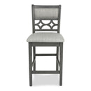 New Classic Furniture Mitchell 5 pc Counter Height Dinette D1763-52S-GRY IMAGE 5