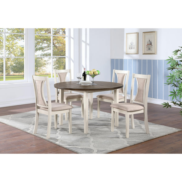 New Classic Furniture Hudson 5 pc Dinette D3832C-48-RND IMAGE 1