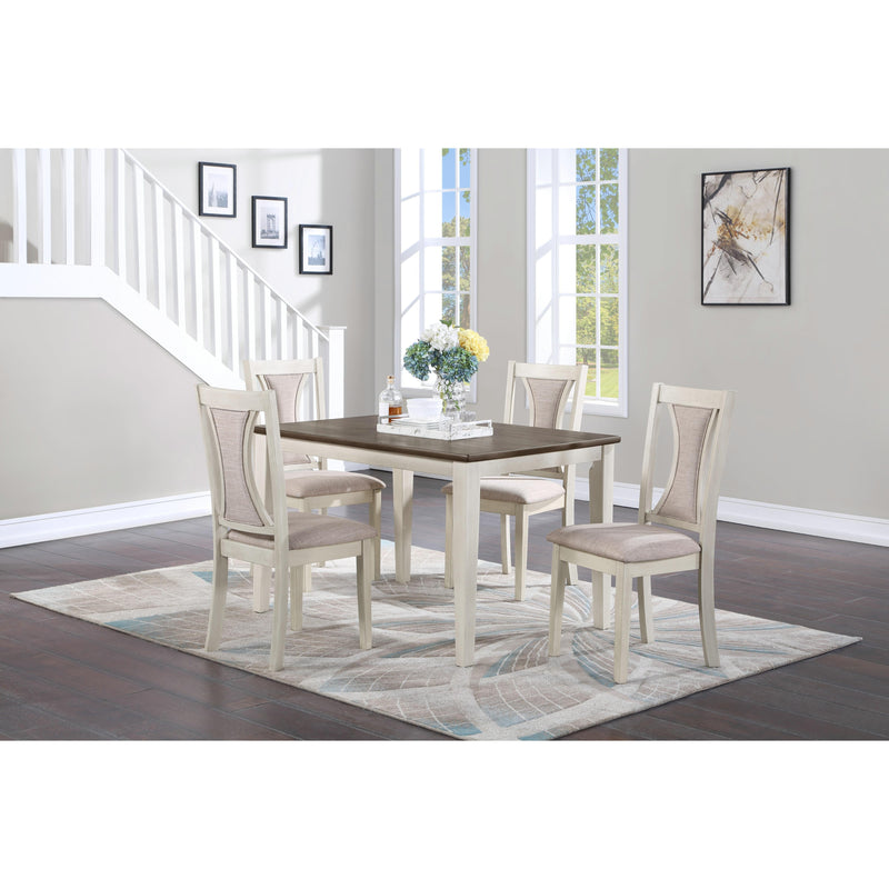 New Classic Furniture Hudson 5 pc Dinette D3832C-60-REC IMAGE 1