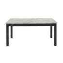 New Classic Furniture Round Celeste Dining Table with Marble Top D400-10 IMAGE 1