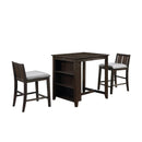 New Classic Furniture Heston 3 pc Counter Height Dinette D5773-32-CHY IMAGE 2