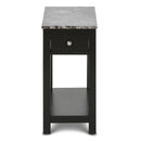 New Classic Furniture Noah End Table T13-23-BLKMB IMAGE 1