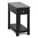New Classic Furniture Noah End Table T13-23-BLKMB IMAGE 2