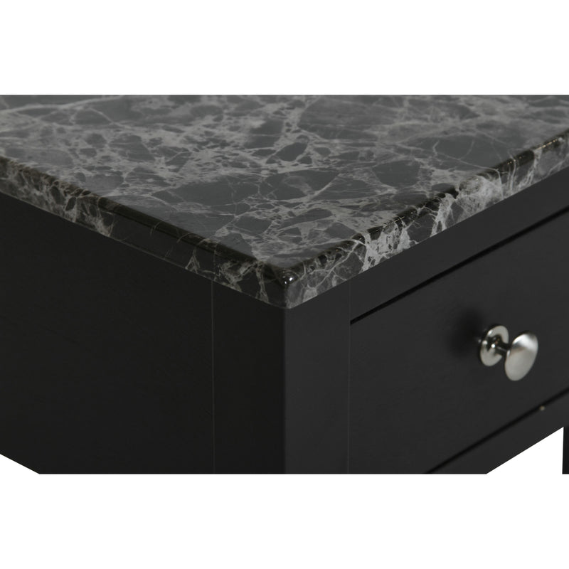 New Classic Furniture Noah End Table T13-23-BLKMB IMAGE 5