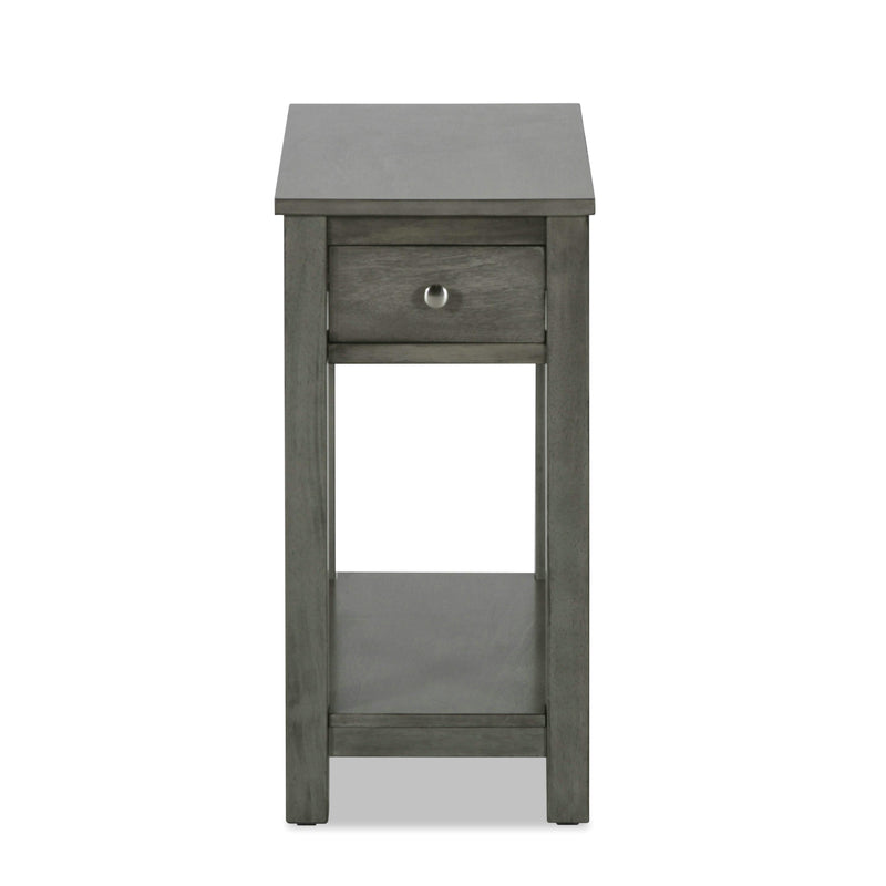 New Classic Furniture Noah End Table T13-23-GRY IMAGE 1