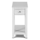 New Classic Furniture Noah End Table T13-23-WHT IMAGE 1