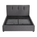 Homelegance Aitana Full Upholstered Platform Bed 1632GHF-1* IMAGE 4