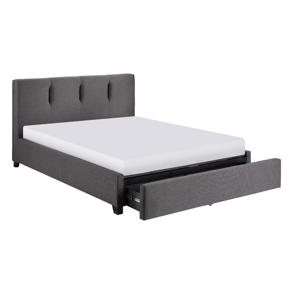 Homelegance Aitana California King Upholstered Platform Bed with Storage 1632GHK-1CKDW* IMAGE 1