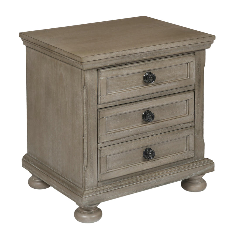 New Classic Furniture Allegra 3-Drawer Kids Nightstand Y2159-042 IMAGE 2
