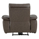 Homelegance Maroni Power Leather Match Recliner 8259RFDB-1PWH IMAGE 4