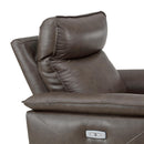 Homelegance Maroni Power Leather Match Recliner 8259RFDB-1PWH IMAGE 6