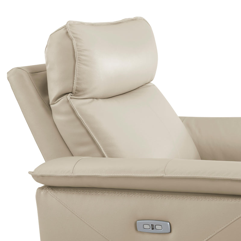Homelegance Maroni Power Leather Match Recliner 8259RFTP-1PWH IMAGE 6
