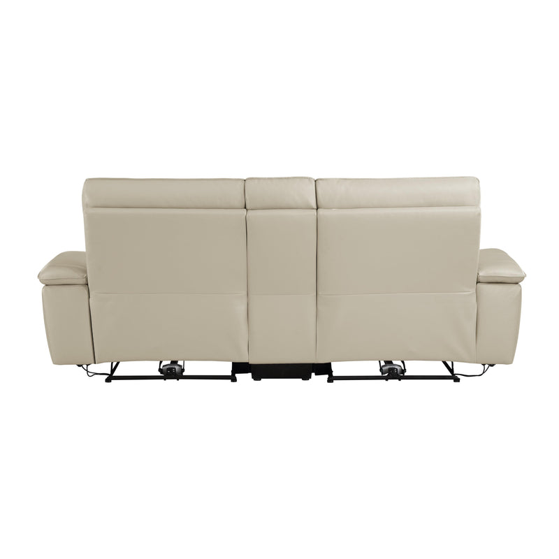 Homelegance Maroni Power Reclining Leather Match Loveseat 8259RFTP-2CNPWH* IMAGE 3