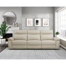 Homelegance Maroni Reclining Leather Match Sofa 8259RFTP-3PWH* IMAGE 5