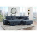Homelegance Platina Stationary Fabric Sleeper Sectional 8277NBU* IMAGE 7