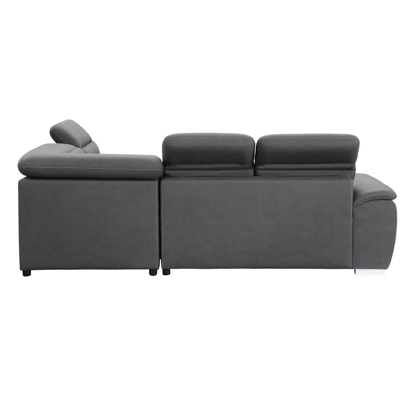 Homelegance Platina Reclining Fabric 3 pc Sectional 8277NGY* IMAGE 3