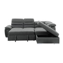 Homelegance Platina Reclining Fabric 3 pc Sectional 8277NGY* IMAGE 5