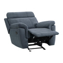 Homelegance Clifton Glider Fabric Recliner 9301BUE-1 IMAGE 5