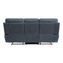 Homelegance Clifton Reclining Fabric Sofa 9301BUE-3 IMAGE 3